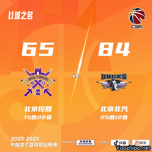北控vs北京 全场录像