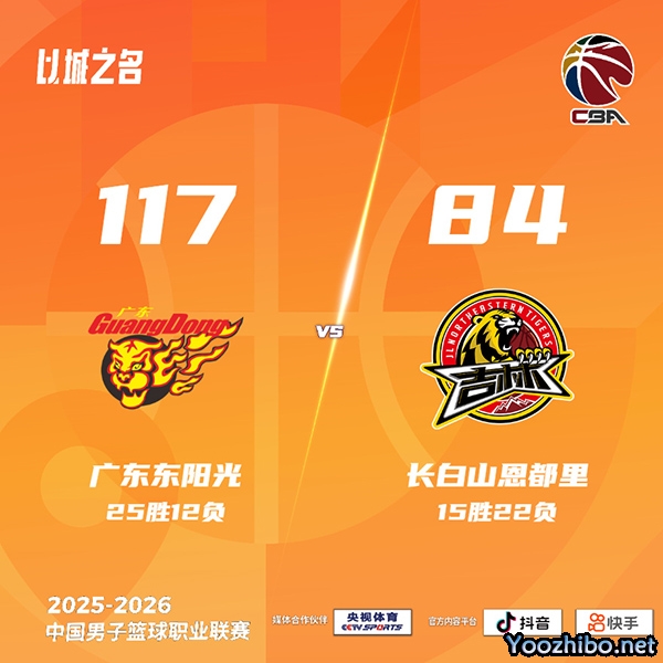 广东vs吉林 全场录像