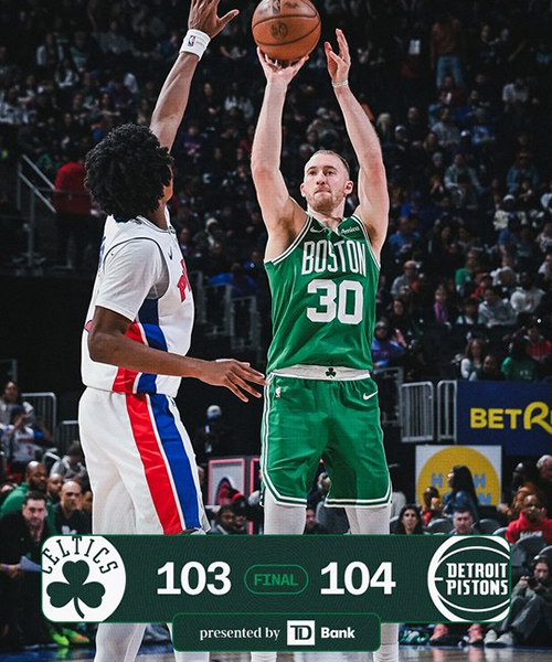 01月20日 NBA常规赛 凯尔特人vs活塞 全场录像及集锦