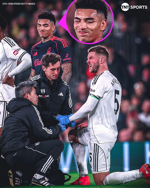 硬汉！富勒姆后卫场边“咔哒”自行复位脱臼手指，对手侧目咋舌