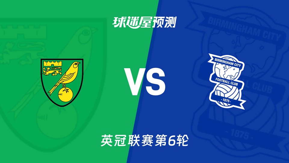 英冠:诺维奇vs伯明翰预测分析 伯明翰联赛不败能否客胜