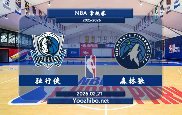 02月21日 NBA常规赛 独行侠vs森林狼直播前瞻分析