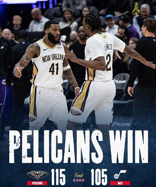 03月01日 NBA常规赛 鹈鹕vs爵士 全场录像及集锦