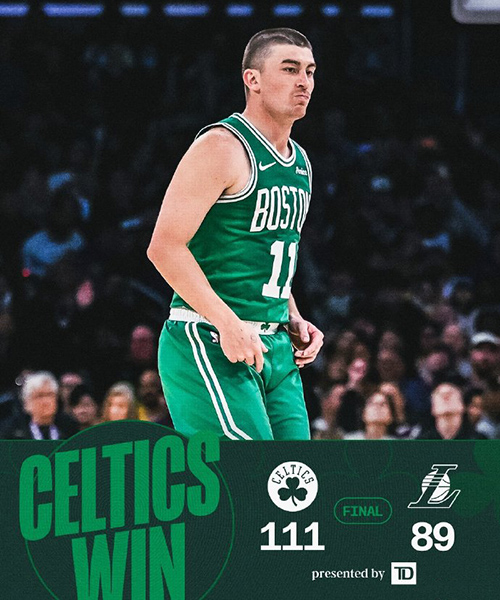 02月23日 NBA常规赛 凯尔特人vs湖人 全场录像及集锦