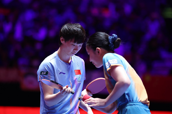 王曼昱4-2逆转张本美和豪取十连胜 国乒提前包揽亚洲杯女单冠亚军