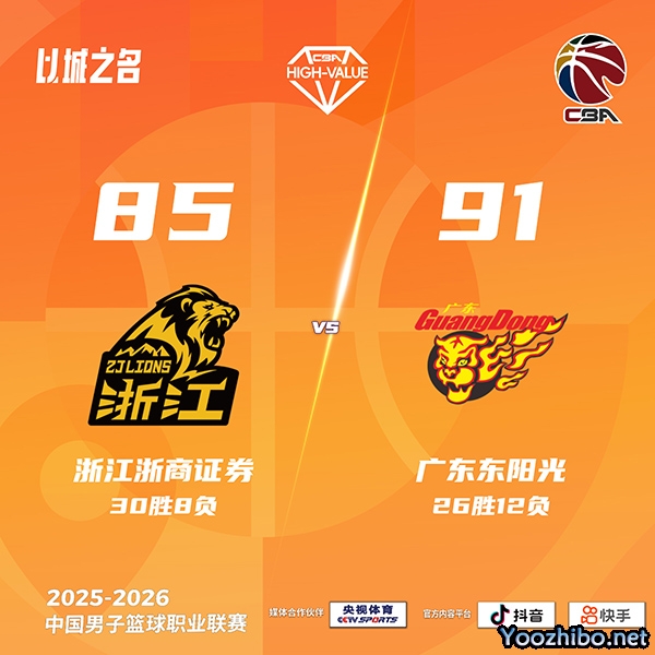 广厦vs广东 全场录像