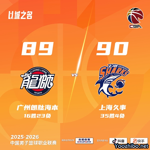 广州vs上海 全场录像