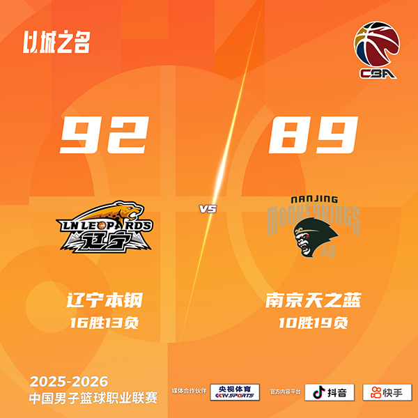 辽宁末节逆转同曦 郭昊文15+6+8 布罗金顿23分 赵继伟11+11