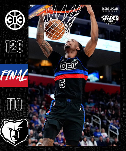 03月14日 NBA常规赛 灰熊vs活塞 全场录像及集锦