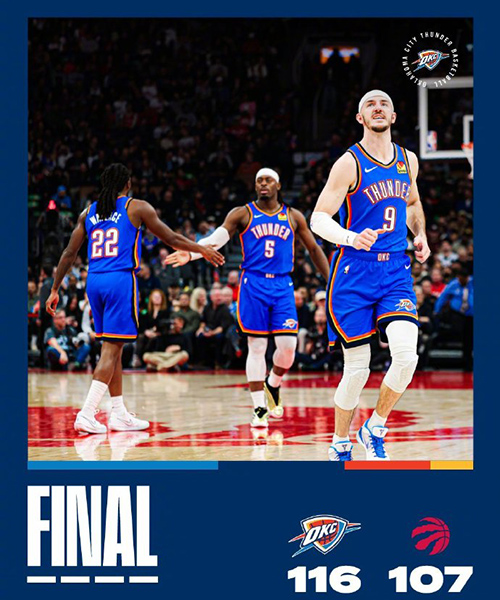 02月25日 NBA常规赛 雷霆vs猛龙 全场录像及集锦