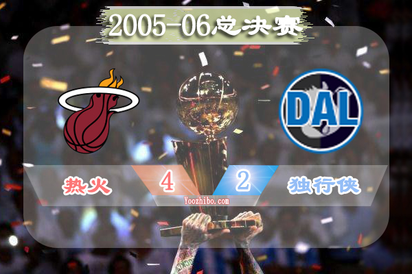 2005-06赛季NBA总决赛最有价值球员(FMVP),韦德当选