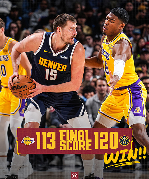 03月06日 NBA常规赛 湖人vs掘金 全场录像及集锦