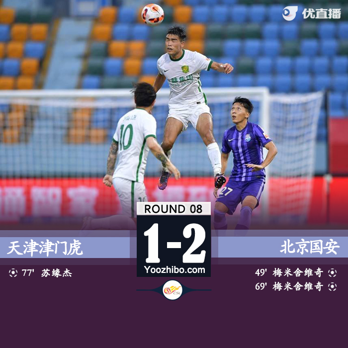 国安1-0战胜津门虎