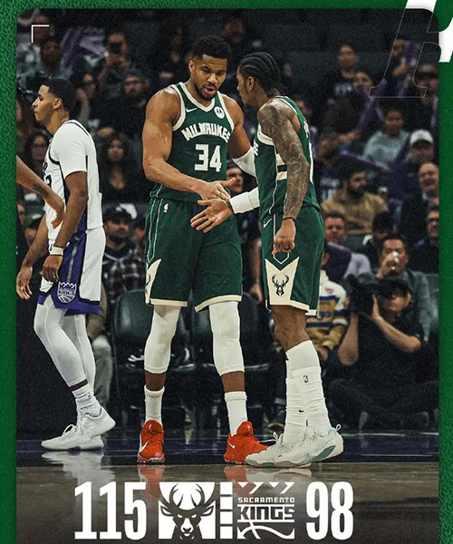 01月05日 NBA常规赛 雄鹿vs国王 全场录像及集锦