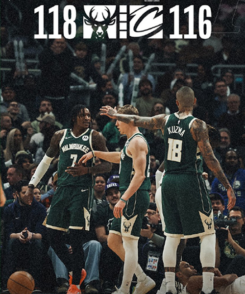 02月26日 NBA常规赛 骑士vs雄鹿 全场录像及集锦