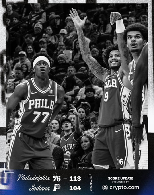 01月20日 NBA常规赛 步行者vs76人 全场录像及集锦