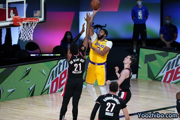 NBA季后赛首轮G2 开拓者vs湖人全场录像