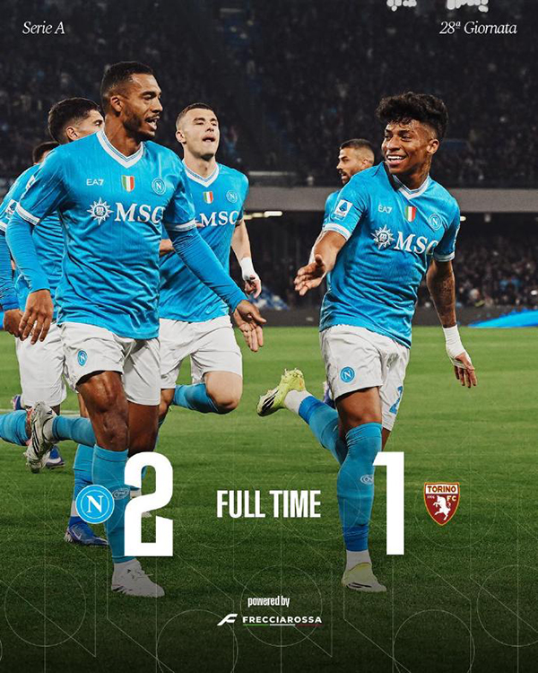 马拉多纳之夜！那不勒斯2-1击退都灵，德布劳内时隔4个月复出
